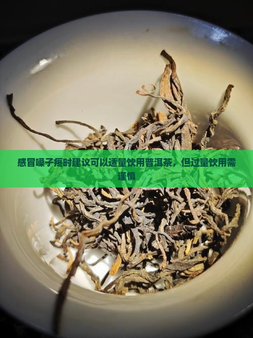 感冒嗓子疼时建议可以适量饮用普洱茶，但过量饮用需谨慎