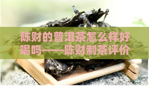 陈财的普洱茶怎么样好喝吗——陈财制茶评价