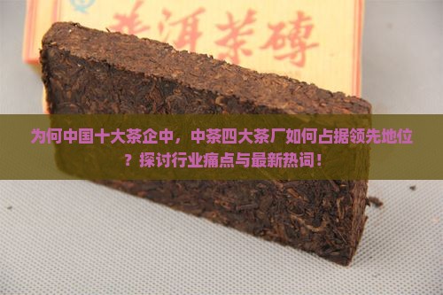 为何中国十大茶企中，中茶四大茶厂如何占据领先地位？探讨行业痛点与最新热词！