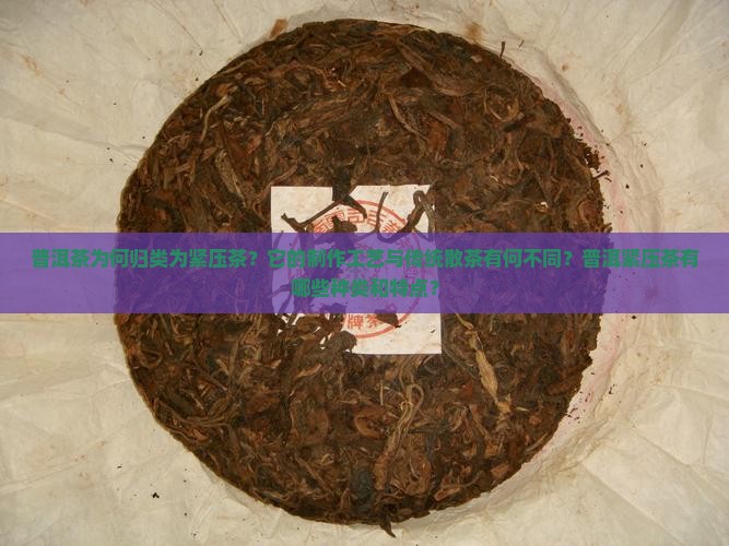 普洱茶为何归类为紧压茶？它的制作工艺与传统散茶有何不同？普洱紧压茶有哪些种类和特点？