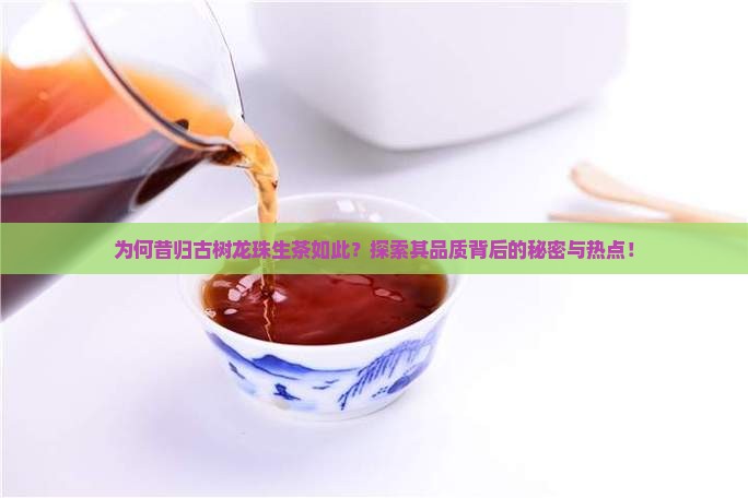 为何昔归古树龙珠生茶如此？探索其品质背后的秘密与热点！