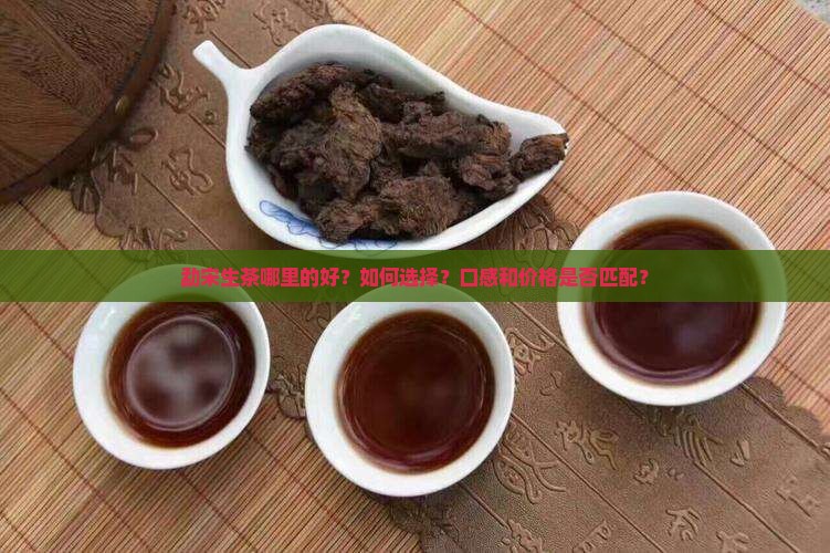 勐宋生茶哪里的好？如何选择？口感和价格是否匹配？