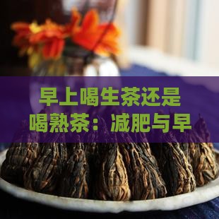 早上喝生茶还是喝熟茶：减肥与早普选择对比