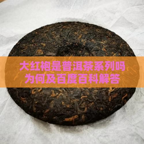 大红袍是普洱茶系列吗为何及百度百科解答