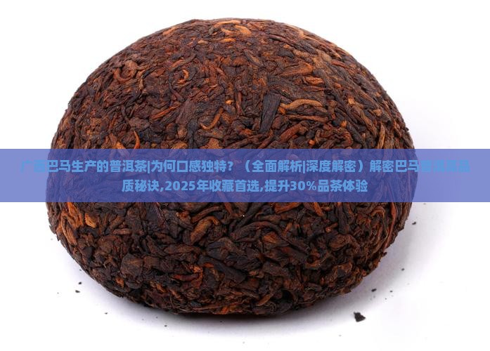 广西巴马生产的普洱茶