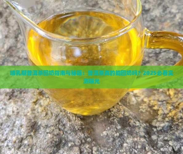 普洱茶能帮助回奶吗
