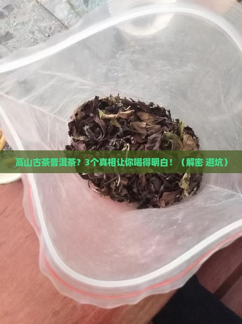 高山古茶普洱茶