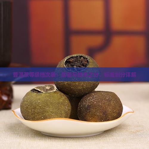普洱茶等级档次表