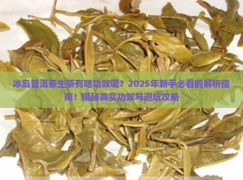 冰岛普洱茶生茶有啥功效呢