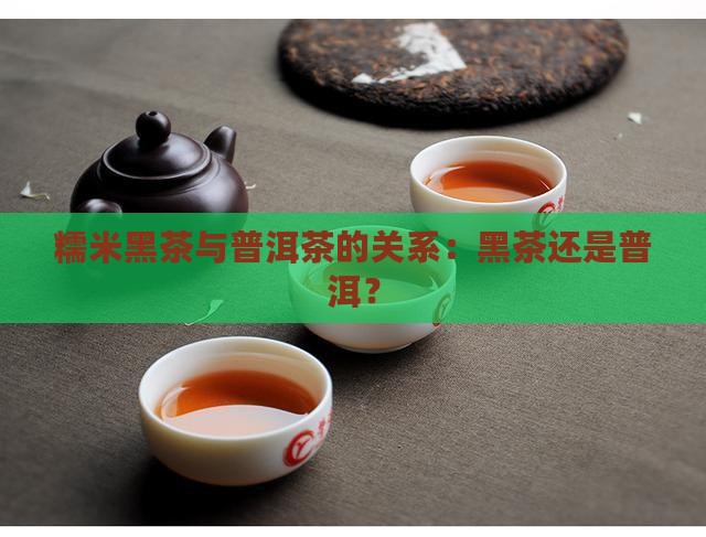 糯米黑茶是普洱吗