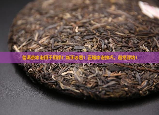 普洱茶冲泡用不用揉