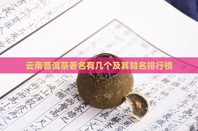 云南普洱茶著名有几个及其知名排行榜