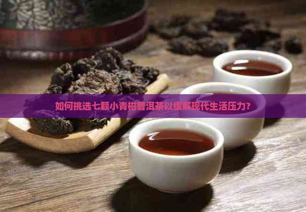 如何挑选七颗小青柑普洱茶以缓解现代生活压力？