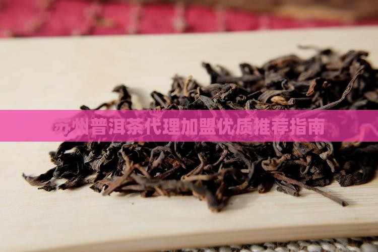 苏州普洱茶代理加盟优质推荐指南