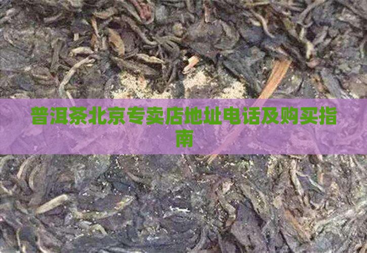 普洱茶北京专卖店地址电话及购买指南 普洱茶北京专卖店地址电话及购买指南