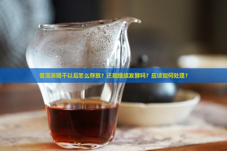 普洱茶晒干以后怎么存放？还能继续发酵吗？应该如何处理？