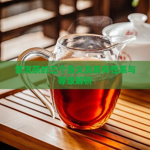 普洱茶的三个含义及其有性系与等级解析