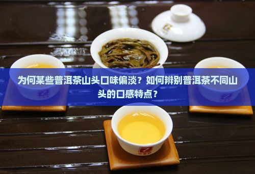 为何某些普洱茶山头口味偏淡？如何辨别普洱茶不同山头的口感特点？