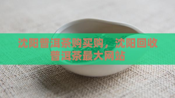 沈阳普洱茶购买购，沈阳回收普洱茶最大网站