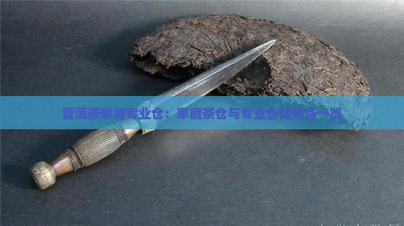 普洱茶家庭专业仓：家庭茶仓与专业仓储设备一览