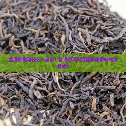 普洱茶能和什么一起泡？普洱茶可以混搭其他茶叶或食材吗？