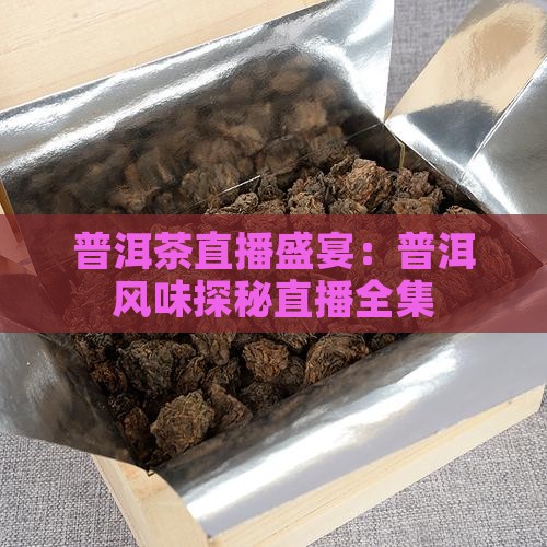 普洱茶直播盛宴：普洱风味探秘直播全集