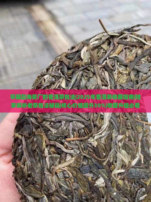 早期勐海茶厂的普洱茶包法
