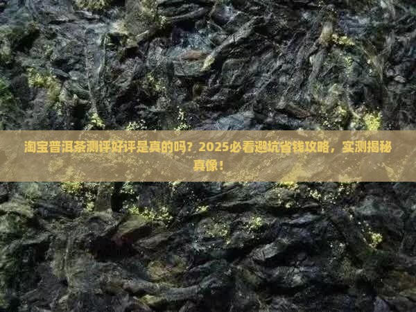 淘宝普洱茶测评好评
