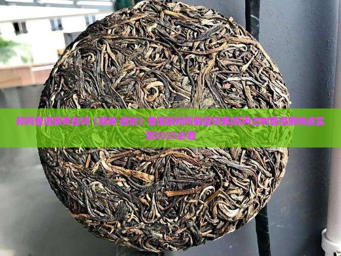 邦丙普洱茶有名吗