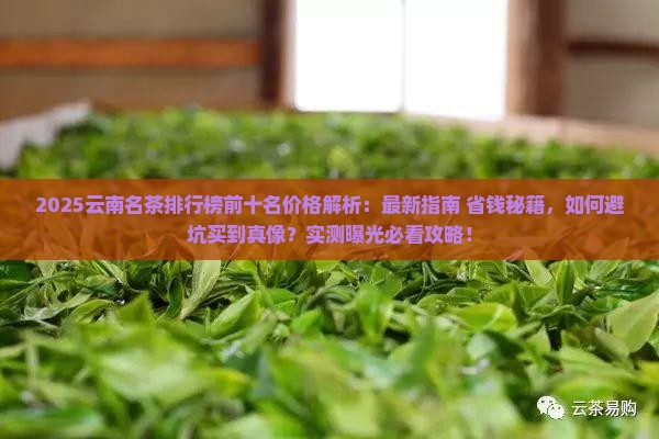 云南名茶排行榜前十名价格