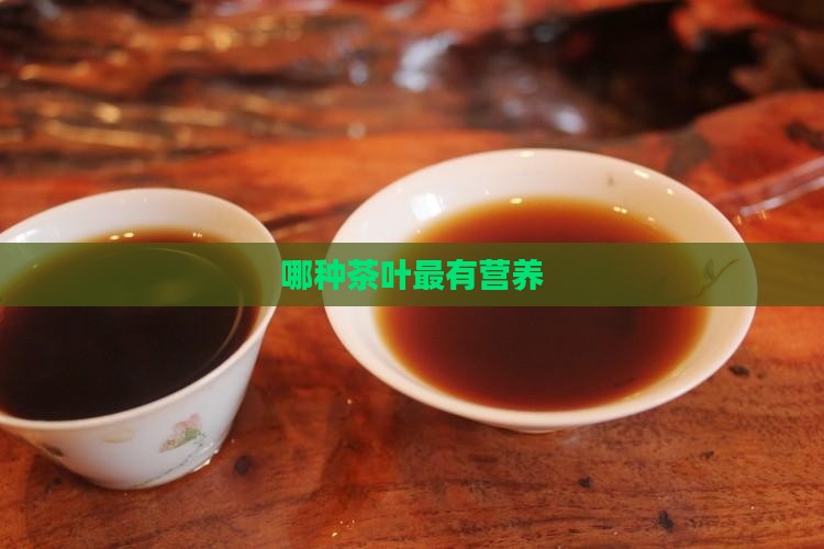 哪种茶叶最有营养