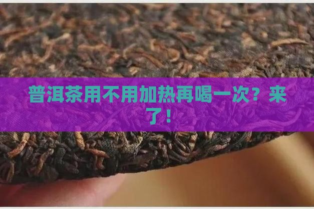 普洱茶用不用加热再喝一次