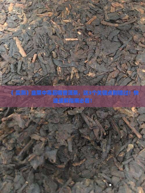 韭菜中毒后喝普洱茶