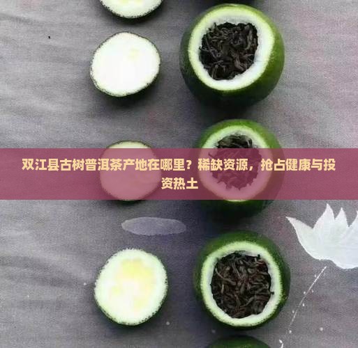 双江县古树普洱茶产地在哪里？稀缺资源，抢占健康与投资热土