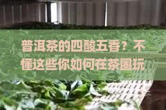 普洱茶的四酸五香？不懂这些你如何在茶圈玩转国潮与健康？