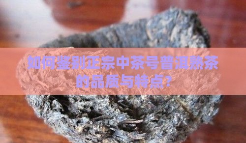 如何鉴别正宗中茶号普洱熟茶的品质与特点？