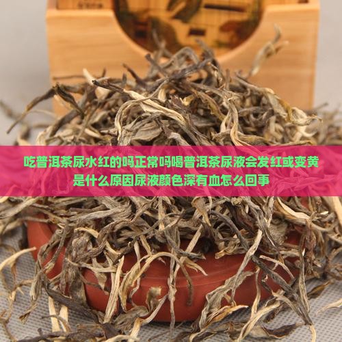 吃普洱茶尿水红的吗正常吗喝普洱茶尿液会发红或变黄是什么原因尿液颜色深有血怎么回事