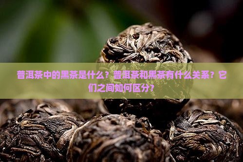普洱茶中的黑茶是什么？普洱茶和黑茶有什么关系？它们之间如何区分？