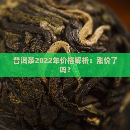 普洱茶2022年价格解析：涨价了吗？