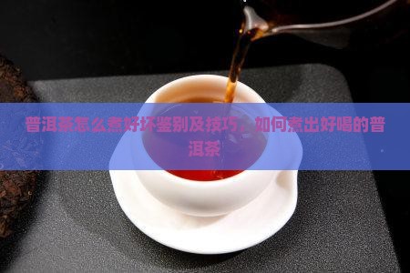 普洱茶怎么煮好坏鉴别及技巧，如何煮出好喝的普洱茶