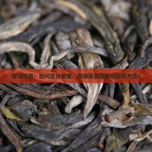 普洱熟茶：如何区分老茶、新茶及其品鉴与保存方法？