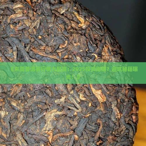 东莞普洱茶的行情如何看