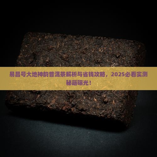 易昌号大地神韵普洱茶