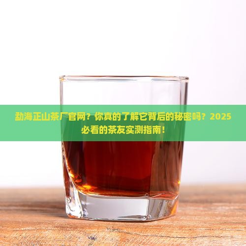 勐海正山茶厂官网