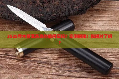 3525乔木普洱茶
