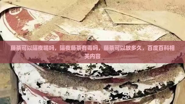 藤茶可以隔夜喝吗
