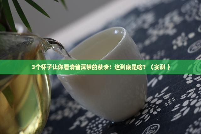 普洱茶的杯子有茶渍