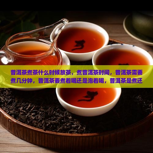 普洱茶煮茶什么时候放茶