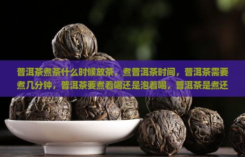 普洱茶煮茶什么时候放茶