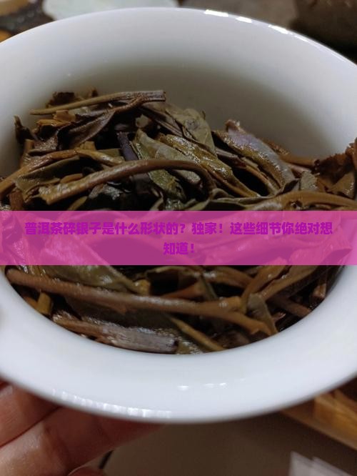 普洱茶碎银子是什么形状的